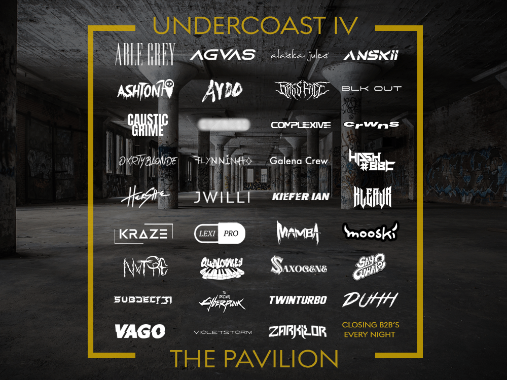 Undercoast IV is the 3-Day Afterparty Across the Street from North Coast